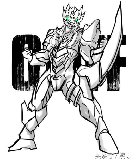 最帅的铠甲勇士排行，盘点四大铠甲勇士的最帅素描照