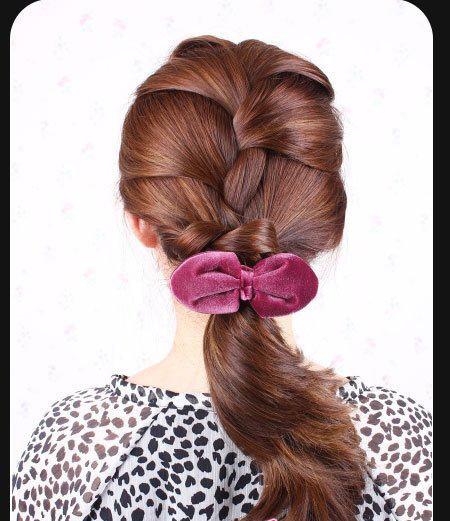 编发教程几款简单编发懒女孩必学，9款韩式编发教程