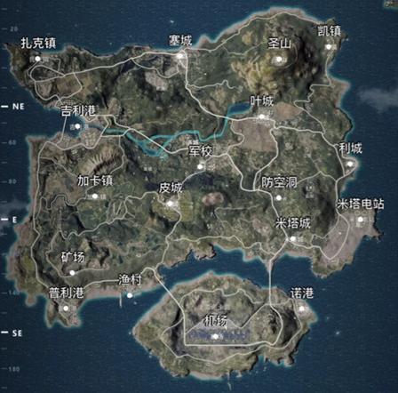 绝地求生一般会出哪些地图，绝地求生国服地图中文名曝光