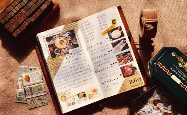 手帐排版简单小学生，简单易懂的手帐之春节