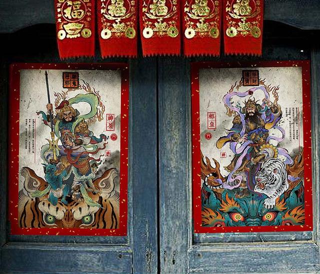 尉迟恭秦琼为什么当门神，前门的门神是秦琼