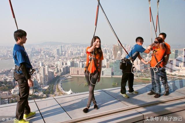 澳门塔蹦极高度多少米，233米高的澳门塔蹦极