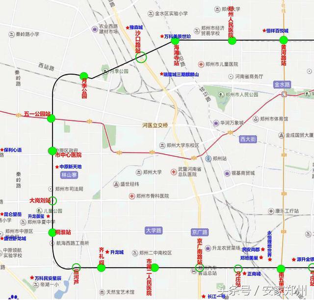 郑州地铁5号线房价，郑州地铁5号线周边1000米内32盘实探