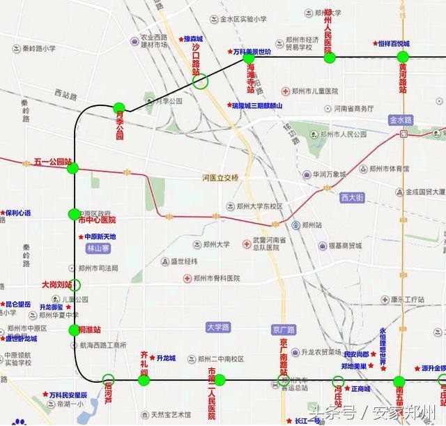 郑州地铁5号线房价，郑州地铁5号线周边1000米内32盘实探