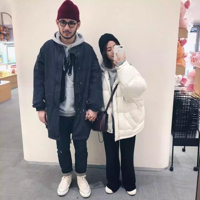 情侣装穿搭高级，暗色的情侣装高级冷艳感