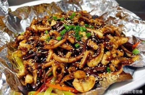 干锅鱿鱼的做法，干锅鱿鱼做法家常简单好吃