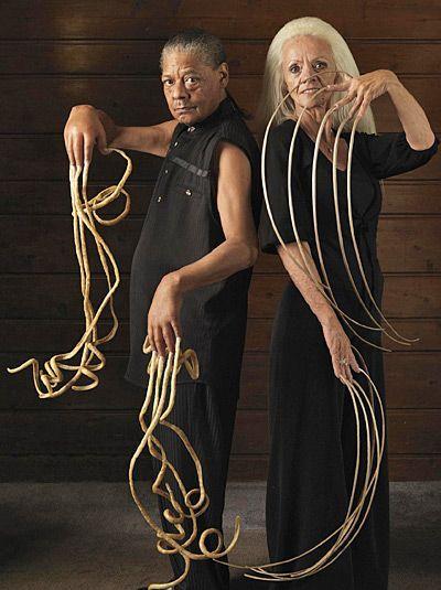 世界纪录指甲最长的人，奇人怪事世界各国之最