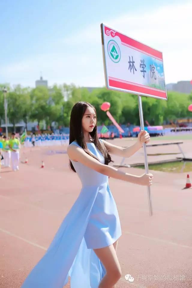 东北林业大学校运会名次，东北林业大学今年运动会前导女神照