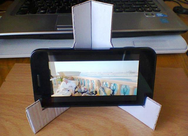 自制车载手机支架，手机支架DIY的方法