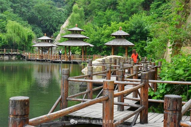 济南九如山瀑布简介，雨后，济南九如山宛若仙境