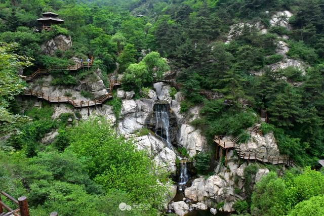 济南九如山瀑布简介，雨后，济南九如山宛若仙境