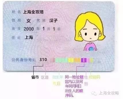 上海身份证末尾号，原来上海人的身份证后4位数是这意思