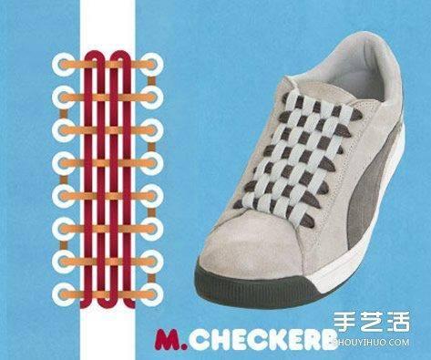 十种简易系鞋带的方法图解，最流行的系鞋带方法图解