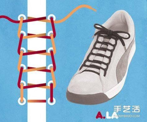 十种简易系鞋带的方法图解，最流行的系鞋带方法图解