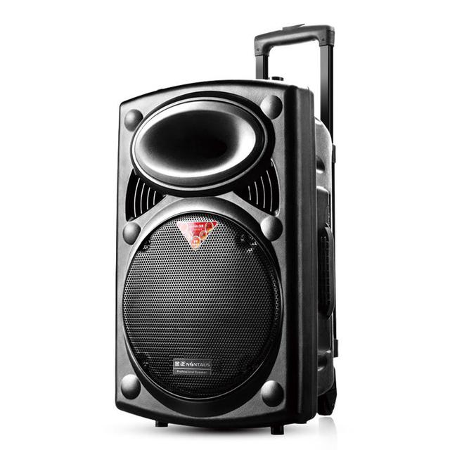 一款可以融入环境的音响，一款拉杆式音响