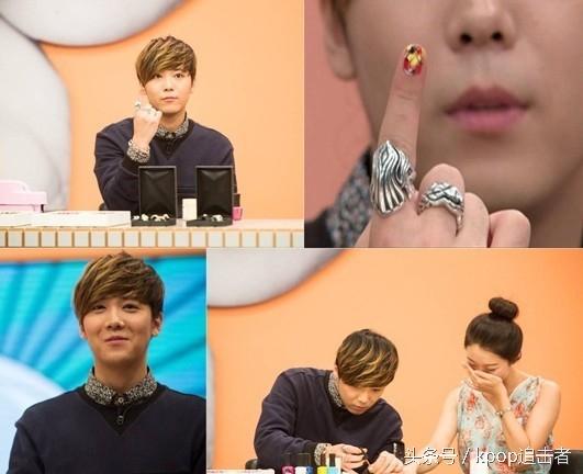 李弘基粉色头发现场，笑起来的时候感觉笑到我心里去了