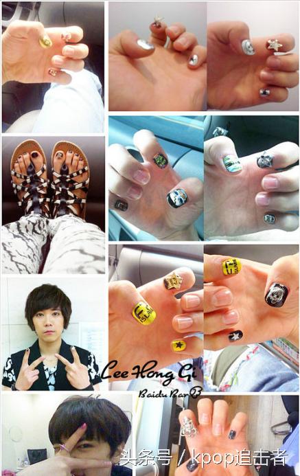 李弘基粉色头发现场，笑起来的时候感觉笑到我心里去了