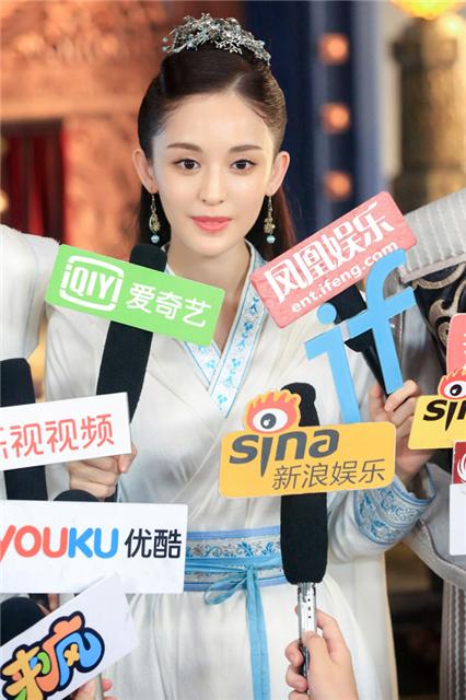 择天记古力娜扎鹿晗花絮，择天记首次媒体探班