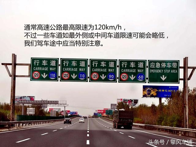 高速公路服务区标志，高速路上交通标志牌图解（高速公路服务区标志）