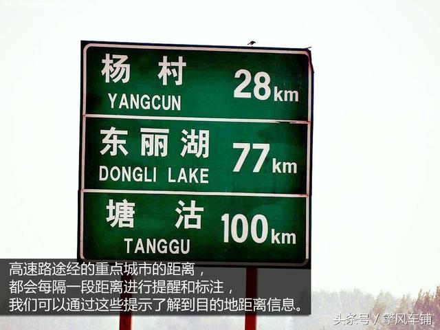 高速公路服务区标志，高速路上交通标志牌图解（高速公路服务区标志）
