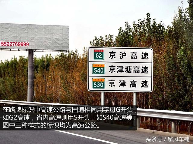 高速公路服务区标志，高速路上交通标志牌图解（高速公路服务区标志）
