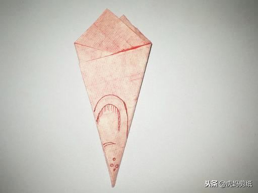 好看有難度的窗花剪紙教程，簡單漂亮的六折剪紙