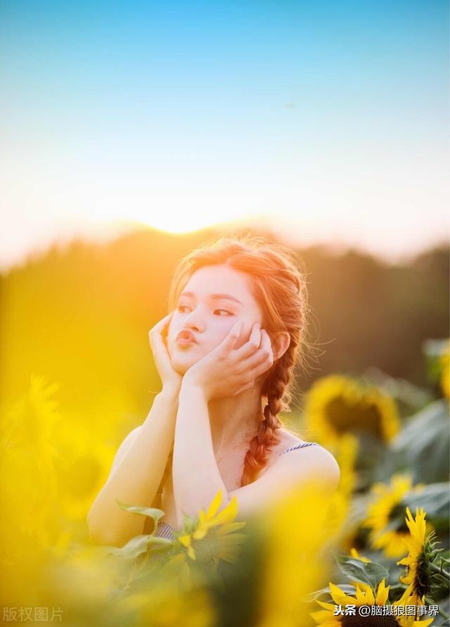 如何拍摄向日葵人像，让曼妙倩影更加艺术唯美