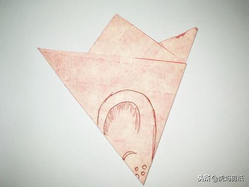 好看有難度的窗花剪紙教程，簡單漂亮的六折剪紙