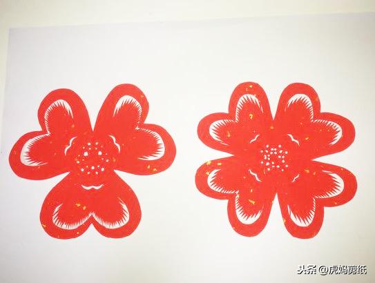 好看有難度的窗花剪紙教程，簡單漂亮的六折剪紙