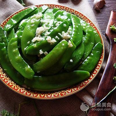 蒜蓉荷兰豆最正宗做法，蒜蓉荷兰豆家常做法