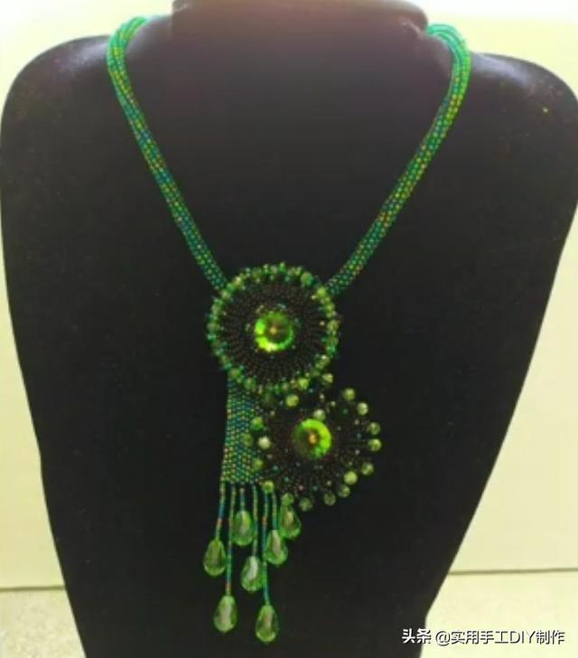 40款时尚的串珠项链，圆珠串珠项链教程大全