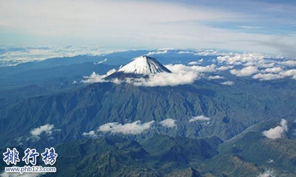 世界上最高的火山排行榜，你知道最高的山峰是珠穆朗玛峰