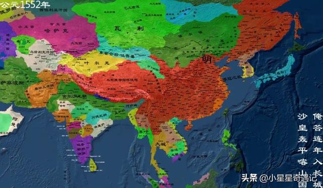 明朝版图全图超清版大图，全方位展示明朝疆土变化地图