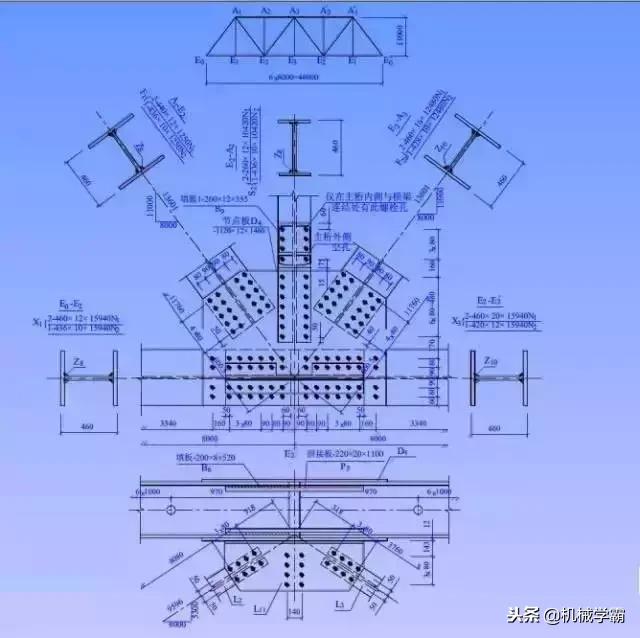 看图纸入门基础知识钢结构，一分钟学会看钢结构图纸