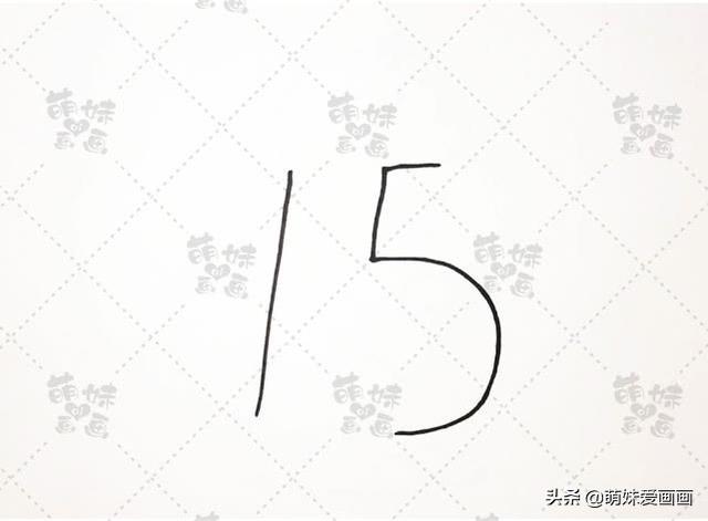 关于数字的小图案怎么画简笔画，数字简笔画，一边陪玩一边学习