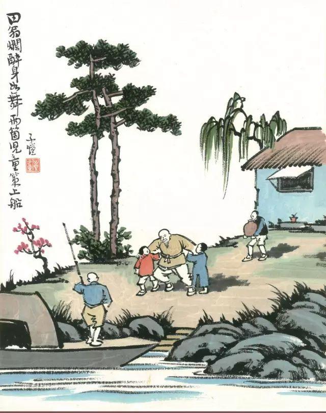 丰子恺漫画全集，丰子恺最著名的十幅漫画图（丰子恺100幅漫画处处是真）