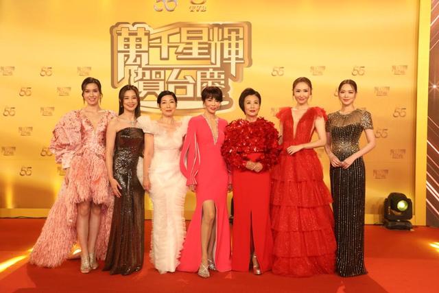 tvb55周年台庆曾志伟，马国明曾志伟陈豪等齐齐出席