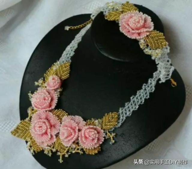 40款时尚的串珠项链，圆珠串珠项链教程大全