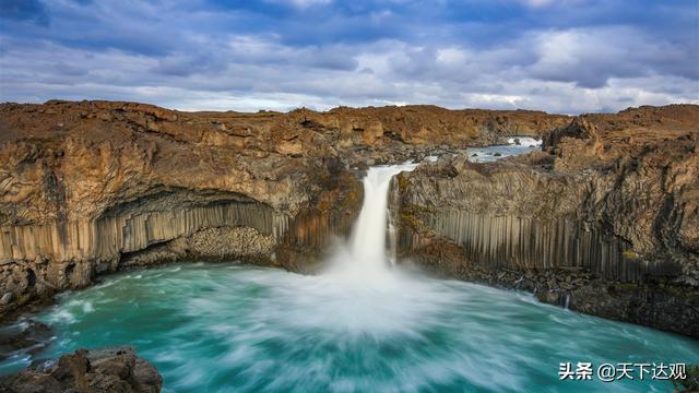 冰岛的地理位置以及邻国，北大西洋中的一个岛国