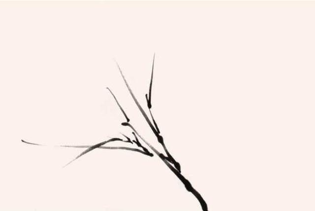 国画竹子的竹枝怎么画，国画竹竿竹枝画法