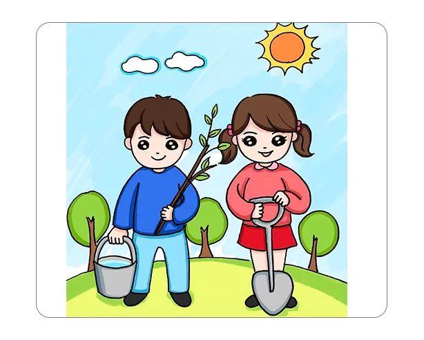 植树节手抄报简单好看，植树节的手抄报怎样画简单