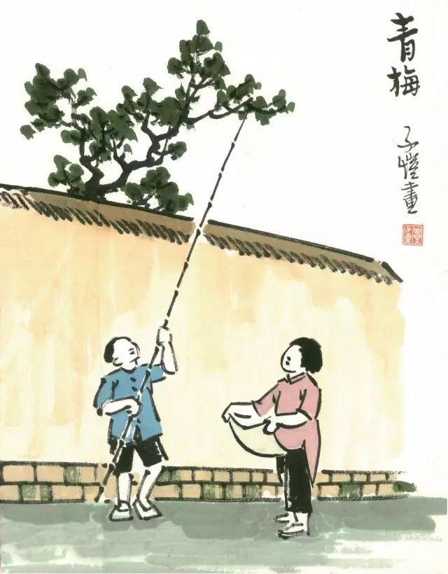 丰子恺漫画全集，丰子恺最著名的十幅漫画图（丰子恺100幅漫画处处是真）