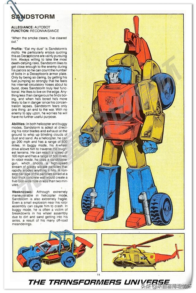 变形金刚g1动画人物图鉴大全，盘点变形金刚G1动画里的那些