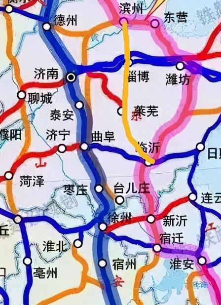 枣庄南站高铁规划图，兰陵之都枣庄将拥有4个高铁站