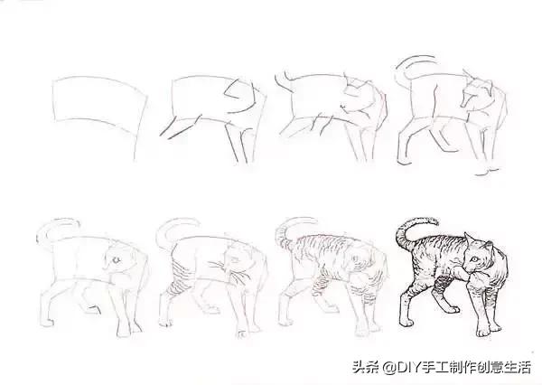 数字动物简笔画，数字小动物简笔画简单又漂亮（用数字1到6画各种小动物）