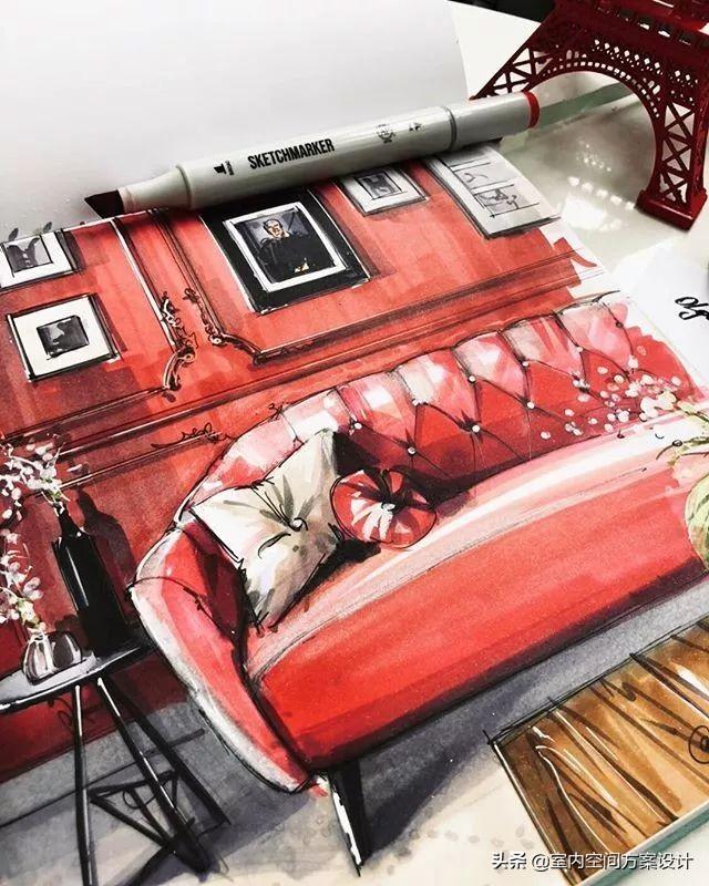 马克笔的六种手绘技法，马克笔用笔技法和上色秘笈