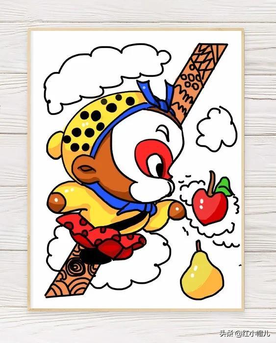 孙悟空大闹天宫幼儿园绘画，李翔绘画《闹天宫》连环画全图欣赏