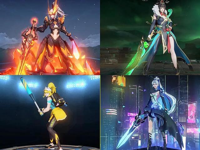 花木兰全皮肤评分对比，花木兰4款皮肤对比