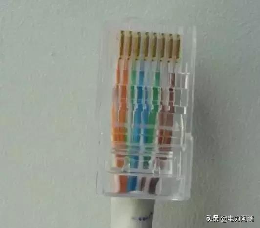 网线水晶头的b类接法，网线水晶头为什么要分a