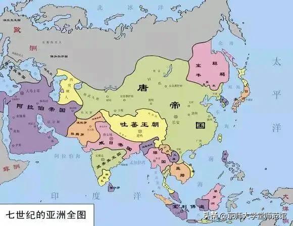 唐朝疆域与现在对比，国力最鼎盛时期疆域不一定最大